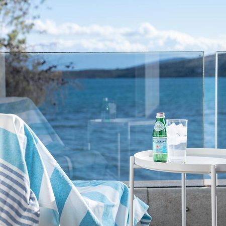 Seaside Maisonette In Itea Bagian luar foto