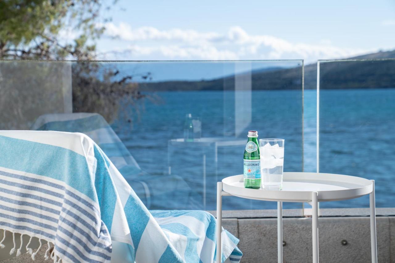 Seaside Maisonette In Itea Bagian luar foto
