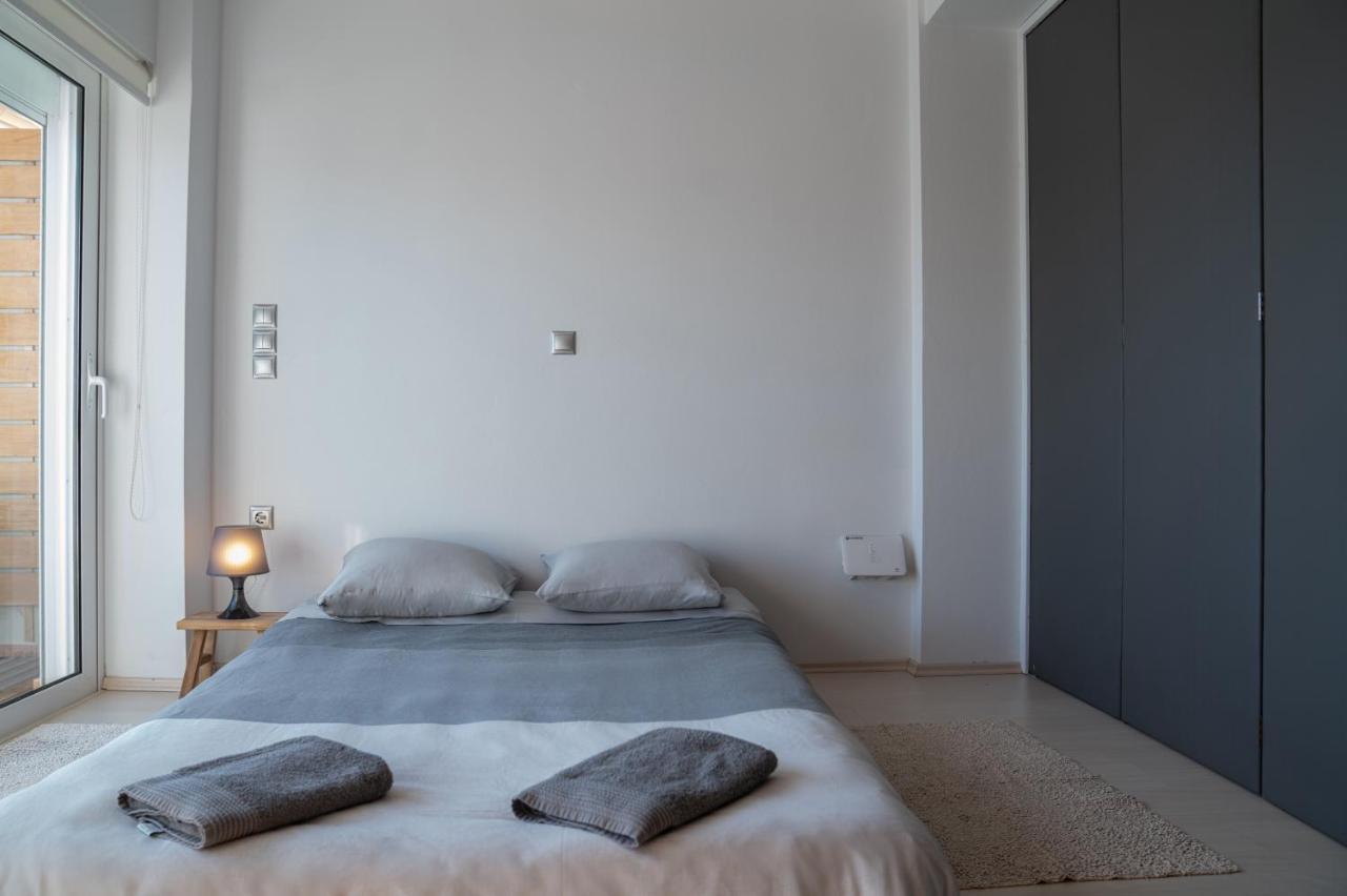 Seaside Maisonette In Itea Bagian luar foto