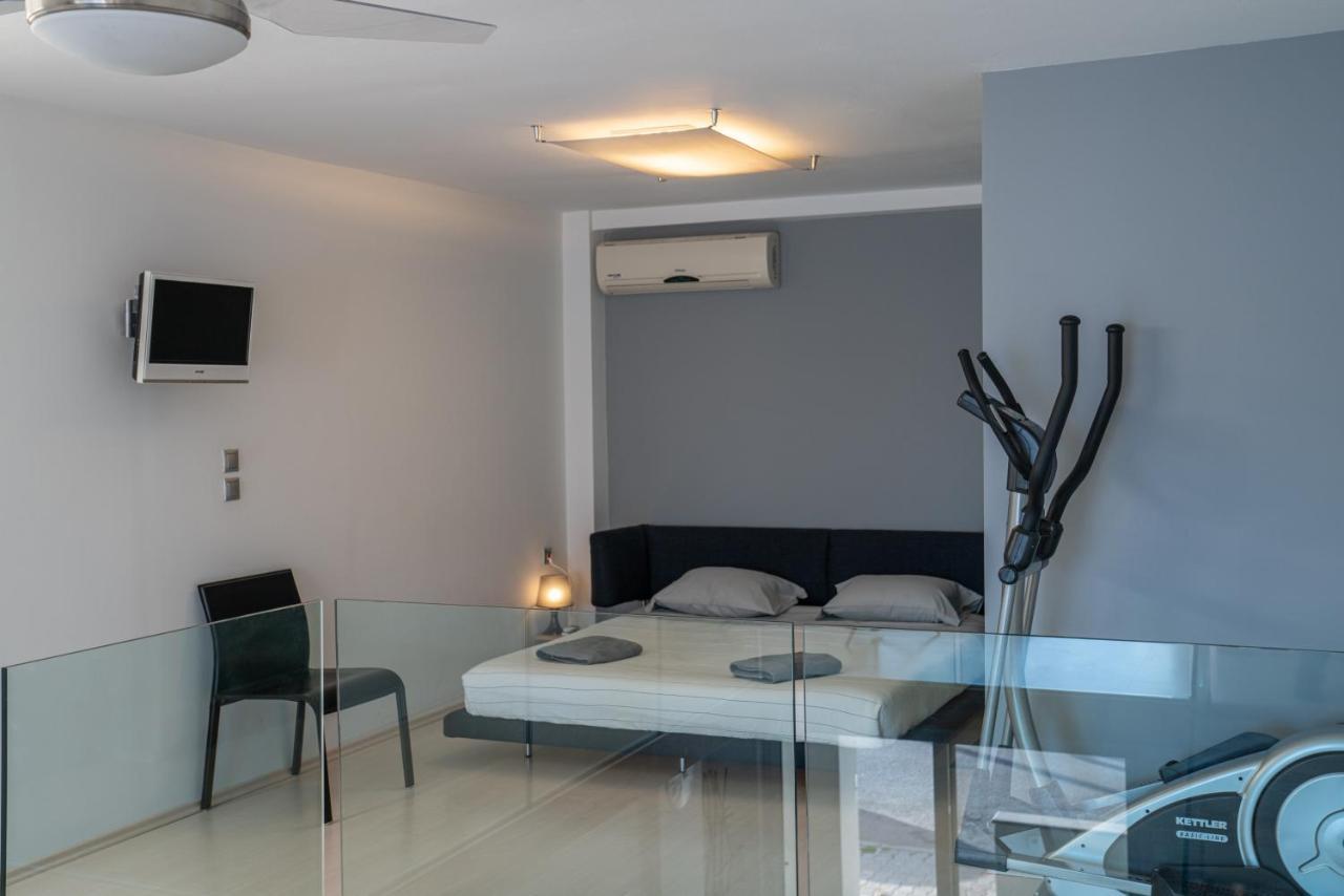 Seaside Maisonette In Itea Bagian luar foto